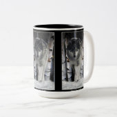 GRAY PACK WOLF Wildlife Gift Tasse (VorderseiteRechts)