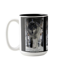 GRAY PACK WOLF Wildlife Gift Tasse