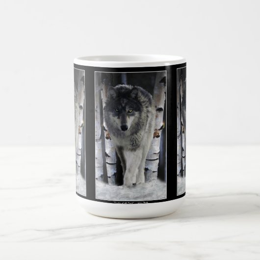 GRAY PACK WOLF Wildlife Gift Tasse (Mittel)