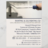 Gray Paint Roller, Painter & Decorator Werbung Flyer (Vorne)