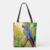 Gray Parrot Perch Tasche (Rückseite)