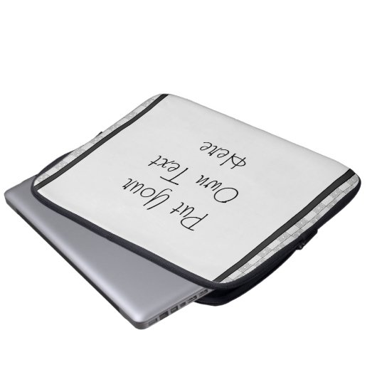 Gray Patchwork Pattern Laptopschutzhülle (Vorne Knopf)