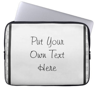 Gray Patchwork Pattern Laptopschutzhülle