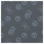 Gray Peace Sign Muster Stoff (Nahaufnahme)