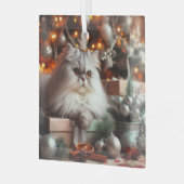 Gray Persian Glass Ornament (Vorderseite links)