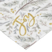 Gray Pine Twigs Tischdecke (Schrägansicht)