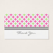 Gray Pink Limone Gastgeschenk Hochzeit Tags (Rückseite)