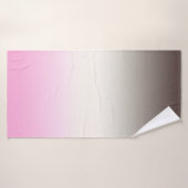 Gray Pink Shadow Badehandtuch (Badehandtuch)