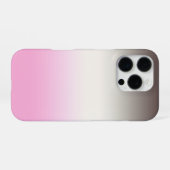 Gray Pink Shadow iPhone Hülle (Rückseite (Horizontal))