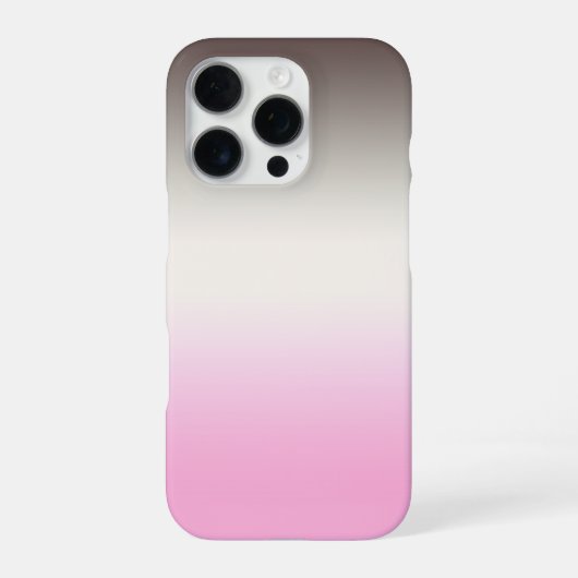 Gray Pink Shadow iPhone Hülle (Rückseite)