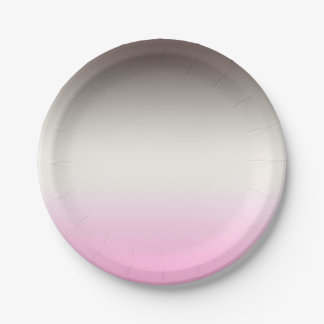 Gray Pink Shadow Pappteller