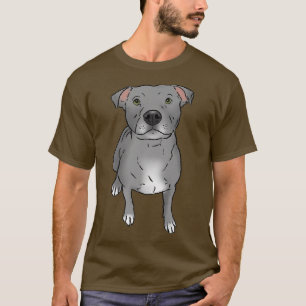 Gray Pit Bull, Gray Pittie, Pit Bull Lover, Pit Bu T-Shirt
