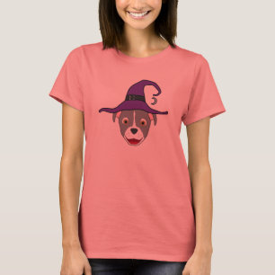 Gray Pitbull mit Blaze & Hexenhut T-Shirt