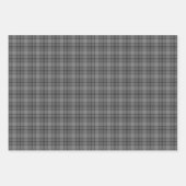 Gray Plaid Tartan Geschenkpapier Set (Vorderseite 3)