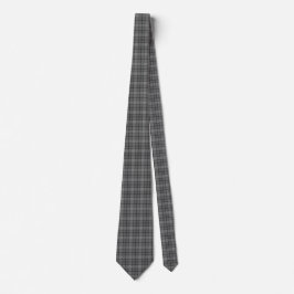 Gray Plaid Tartan Neck Tie Krawatte