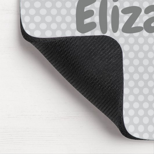 Gray Polka Dot Mousepad (Ecke)