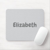 Gray Polka Dot Mousepad (Mit Mouse)