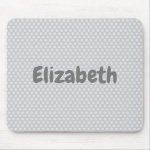 Gray Polka Dot Mousepad