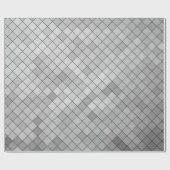 Gray polygonal illustration, which consist of tria geschenkpapier (Flach)