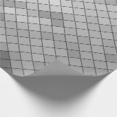 Gray polygonal illustration, which consist of tria geschenkpapier (Ecke)