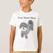 Gray Poodle #1 T - Shirt (Vorderseite)