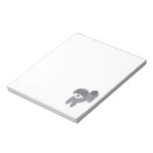 Gray Poodle #2 Notepad Notizblock (Rotiert)