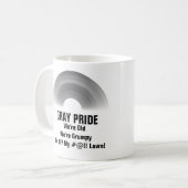 Gray Pride Kaffeetasse (Vorderseite Links)