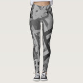 Gray Print Leggings (Vorderseite)