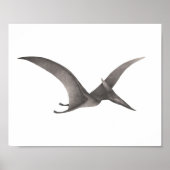 Gray Pteradactyl Dinosaurier Poster Print (Vorne)