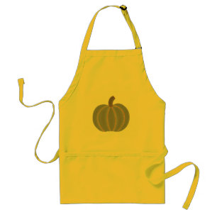 Gray Pumpkin Orange Lights Halloween Schürze