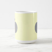 Gray Pumpkin Orange Lights Halloween Tasse (Mittel)