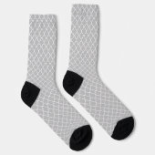 Gray Quatrefoil Socken (Rechts)