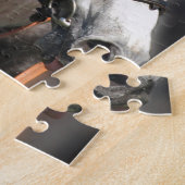 Gray Race Racing Portrait , Sport-Foto Puzzle (Seite)