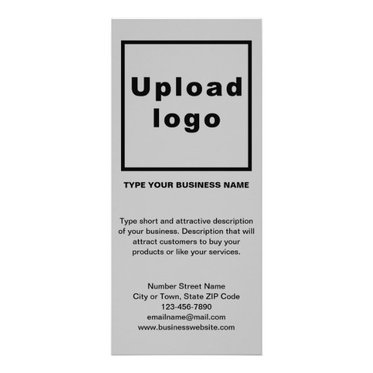 Gray Rack Card Werbekarte (Vorne)