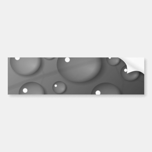 Gray Raindrop Background Autoaufkleber (Vorne)