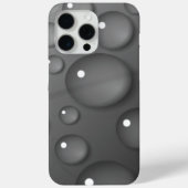 Gray Raindrop Background Case-Mate iPhone Hülle (Rückseite)