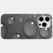 Gray Raindrop Background Case-Mate iPhone Hülle (Rückseite (Horizontal))