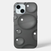 Gray Raindrop Background Case-Mate iPhone Hülle (Rückseite)