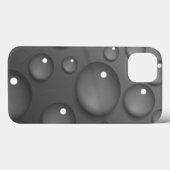 Gray Raindrop Background Case-Mate iPhone Hülle (Rückseite (Horizontal))