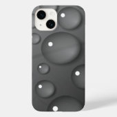 Gray Raindrop Background Case-Mate iPhone Hülle (Rückseite)
