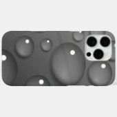 Gray Raindrop Background Case-Mate iPhone Hülle (Rückseite (Horizontal))