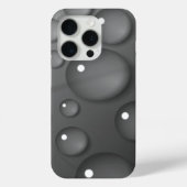 Gray Raindrop Background Case-Mate iPhone Hülle (Rückseite)