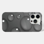 Gray Raindrop Background Case-Mate iPhone Hülle (Rückseite (Horizontal))