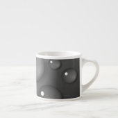 Gray Raindrop Background Espressotasse (Rechts)