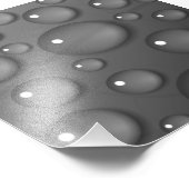 Gray Raindrop Background Fotodruck (Ecke)