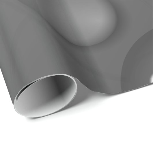 Gray Raindrop Background Geschenkpapier (Rolleneckpunkt)