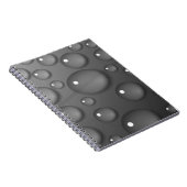 Gray Raindrop Background Notizblock (Rechte Seite)