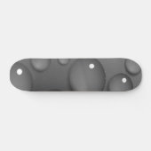 Gray Raindrop Background Skateboard (Horizontal)
