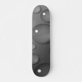 Gray Raindrop Background Skateboard