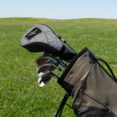 GRAY RAUTE STRICK Golf Driver Cover + Initial II Headcover (In SItu)